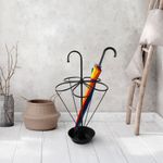 Casa si Gradina - Decoratiuni - Obiecte decorative - Suporturi umbrele - Suport umbrele, Aberto Design, metal, negru, 40x40x76 cm - Infinity.ro