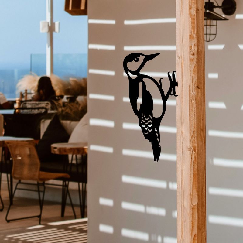 Casa si Gradina - Gradina si terasa - Decoratiuni exterior - Ornamente gradina - Ornament de gradina, Aberto Design, metal, negru, 18x30 cm - Infinity.ro