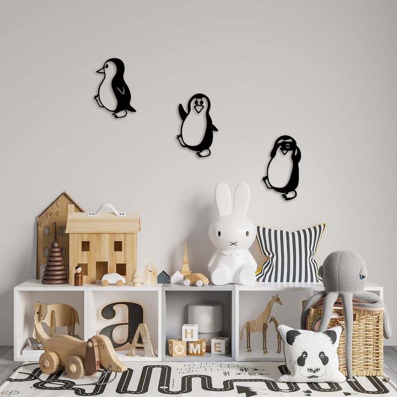 Casa si Gradina - Decoratiuni - Decoratiuni perete - Accesoriu decorativ de perete, Wallxpert, metal, negru, 20x29 cm, 20x31 cm, 19x32 cm - Infinity.ro