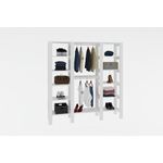 Casa si Gradina - Mobilier - Dulapuri si sifoniere - Sifoniere - Sifonier, Hanah Home, pal melaminat, alb, 161.4x33.6x180 cm - Infinity.ro