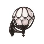 Casa si Gradina - Corpuri si surse de iluminat - Iluminat exterior - Felinare - Aplica de exterior, Opviq, abs, alb-negru, 28x23x34 cm, ip65 - Infinity.ro
