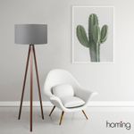 Casa si Gradina - Corpuri si surse de iluminat - Veioze si lampi - Lampadare - Lampadar, Opviq, mdf, gri, 140 cm, 780SGN3489 - Infinity.ro