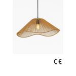 Casa si Gradina - Corpuri si surse de iluminat - Lustre si pendule - Candelabru, Opviq, metal si rafie, portocaliu, inaltime reglabila 19-55 cm - Infinity.ro