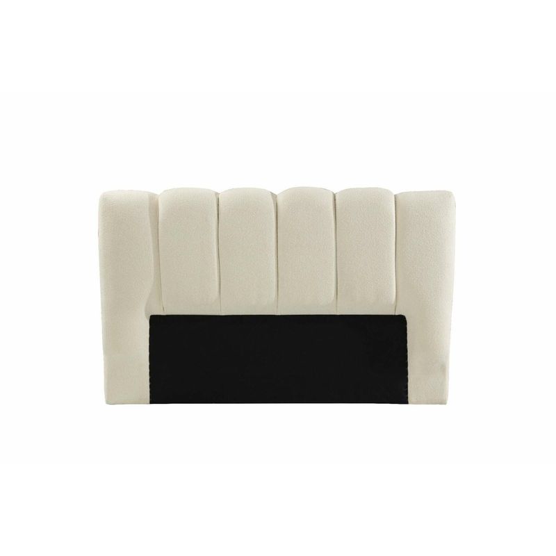 Casa si Gradina - Mobilier - Saltele si somiere - Somiere - Somiera dubla cu tablie, Hanah Home, pal melaminat, alb, 170x240 cm - Infinity.ro