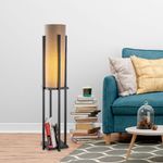 Casa si Gradina - Corpuri si surse de iluminat - Veioze si lampi - Lampadare - Lampadar, Opviq, metal, negru, 25x25x130 cm, 103OPV1315 - Infinity.ro