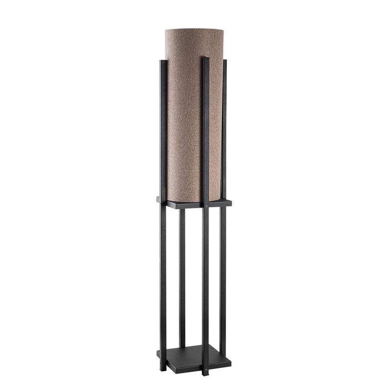 Casa si Gradina - Corpuri si surse de iluminat - Veioze si lampi - Lampadare - Lampadar, Opviq, metal, negru, 25x25x130 cm, 103OPV1315 - Infinity.ro