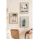 Casa si Gradina - Decoratiuni - Tablouri - Set tablouri decorative inramate, Wallxpert, lemn masiv, multicolor, 33x48 cm (3 bucati), 786DKT1379 - Infinity.ro