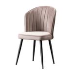 Casa si Gradina - Mobilier - Seturi de mobilier - Seturi living - Set scaune living, Hanah Home, mdf, cappuccino si negru, 52x42x85 cm, 2 piese - Infinity.ro