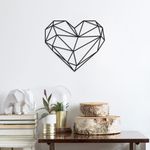 Casa si Gradina - Decoratiuni - Decoratiuni perete - Accesoriu decorativ de perete, Wallxpert, metal, negru, 47x40 cm - Infinity.ro
