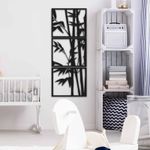 Casa si Gradina - Decoratiuni - Decoratiuni perete - Accesoriu decorativ de perete, Wallxpert, metal, negru, 49x124 cm - Infinity.ro