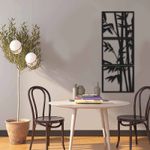 Casa si Gradina - Decoratiuni - Decoratiuni perete - Accesoriu decorativ de perete, Wallxpert, metal, negru, 49x124 cm - Infinity.ro
