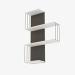 Casa si Gradina - Mobilier - Biblioteci si rafturi - Rafturi - Raft de perete, Hanah Home, pal melaminat, alb si antracit, 64x19x96 cm - Infinity.ro