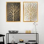 Casa si Gradina - Decoratiuni - Tablouri - Set tablouri decorative inramate, Wallxpert, mdf, multicolor, 34x44 cm, 2 bucati, 364LUL1144 - Infinity.ro