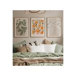 Casa si Gradina - Decoratiuni - Tablouri - Set tablouri decorative inramate, Wallxpert, lemn masiv, multicolor, 33x48 cm, 3 piese, 786DKT1393 - Infinity.ro