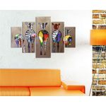Casa si Gradina - Decoratiuni - Tablouri - Tablou decorativ din mdf, Wallxpert, multicolor, 92x56 cm, 5 piese - Infinity.ro