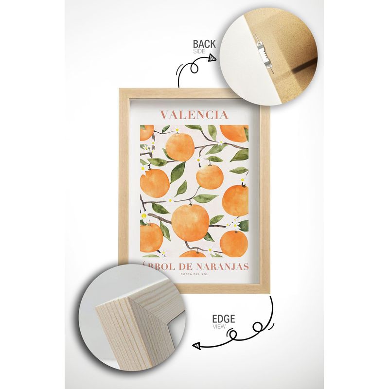 Casa si Gradina - Decoratiuni - Tablouri - Set tablouri decorative inramate, Wallxpert, lemn masiv, multicolor, 33x48 cm, 3 piese, 786DKT1393 - Infinity.ro