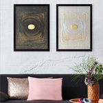 Casa si Gradina - Decoratiuni - Tablouri - Set tablouri decorative inramate, Wallxpert, mdf, multicolor, 34x44 cm, 2 piese - Infinity.ro
