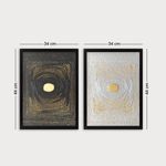 Casa si Gradina - Decoratiuni - Tablouri - Set tablouri decorative inramate, Wallxpert, mdf, multicolor, 34x44 cm, 2 piese - Infinity.ro