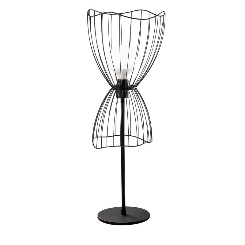 Casa si Gradina - Corpuri si surse de iluminat - Veioze si lampi - Veioze - Veioza, Opviq, metal, negru, 25x25x56 cm, 584TTM1731 - Infinity.ro
