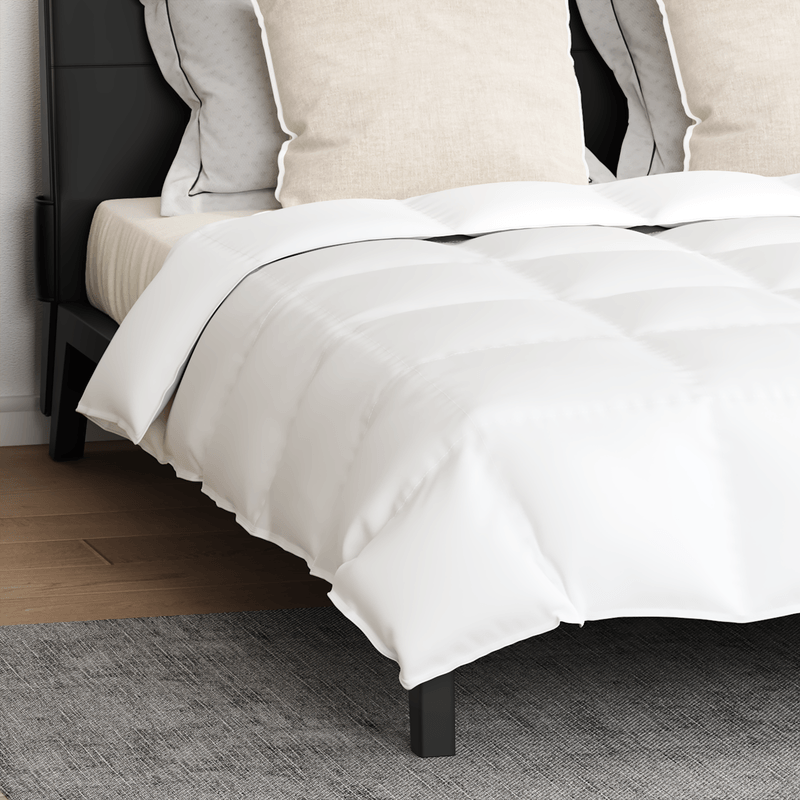 Casa si Gradina - Textile si covoare - Perne si pilote - Pilote - Pilota cu perna 3 pcs Alb 200 x 220 cm Jos - Infinity.ro