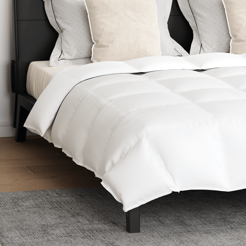 Casa si Gradina - Textile si covoare - Perne si pilote - Pilote - Pilota cu perna 3 pcs Alb 240 x 200 cm Jos - Infinity.ro