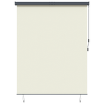 Casa si Gradina - Textile si covoare - Rulouri si jaluzele - Jaluzea Rulou de Exterior Dungi Manual Ajustabil Crem 200 x 250 cm tesatura - Infinity.ro