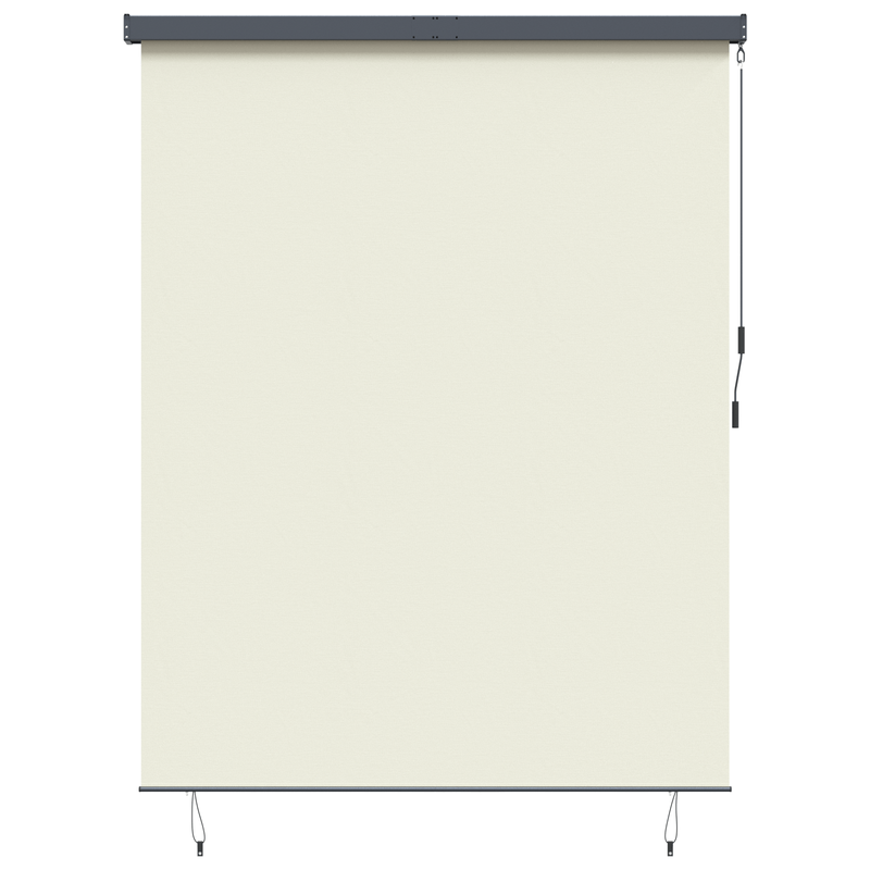 Casa si Gradina - Textile si covoare - Rulouri si jaluzele - Jaluzea Rulou de Exterior Dungi Manual Ajustabil Crem 200 x 250 cm tesatura - Infinity.ro