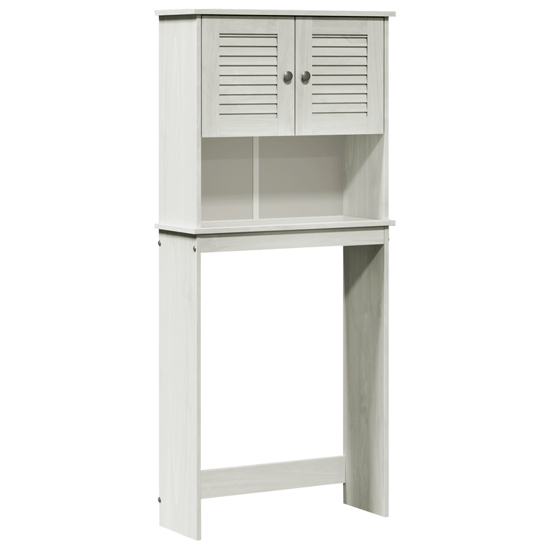 Casa si Gradina - Mobilier - Mobilier baie - Comode baie - Dulap pentru masina de spalat cu raft Alb 72.5 x 27 x 161 cm - Infinity.ro