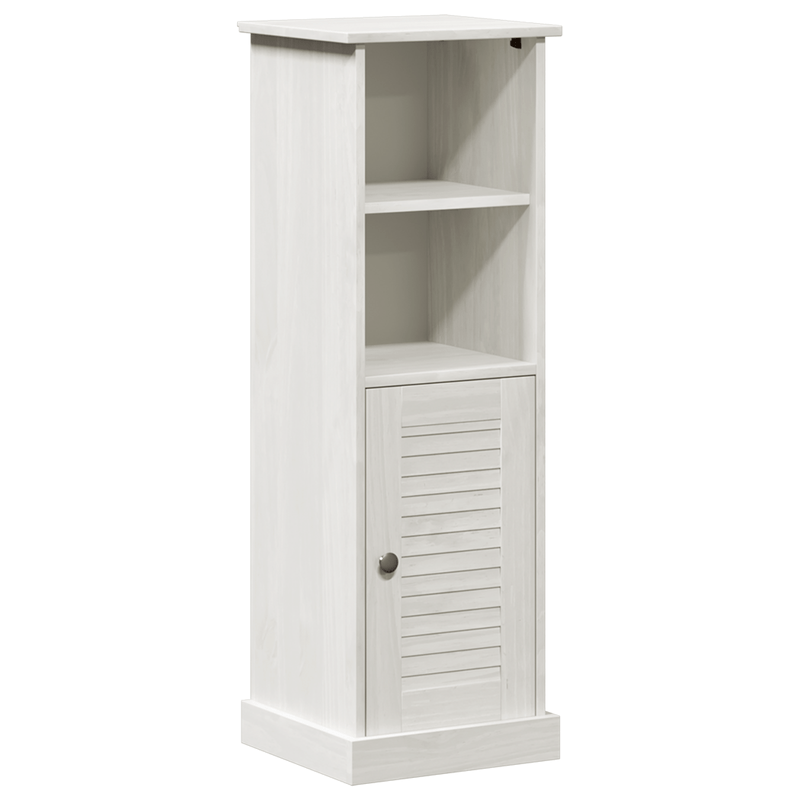 Casa si Gradina - Mobilier - Mobilier baie - Corpuri baie - Dulap de Baie Alb 37 x 34 x 110 cm Lemn masiv de pin - Infinity.ro