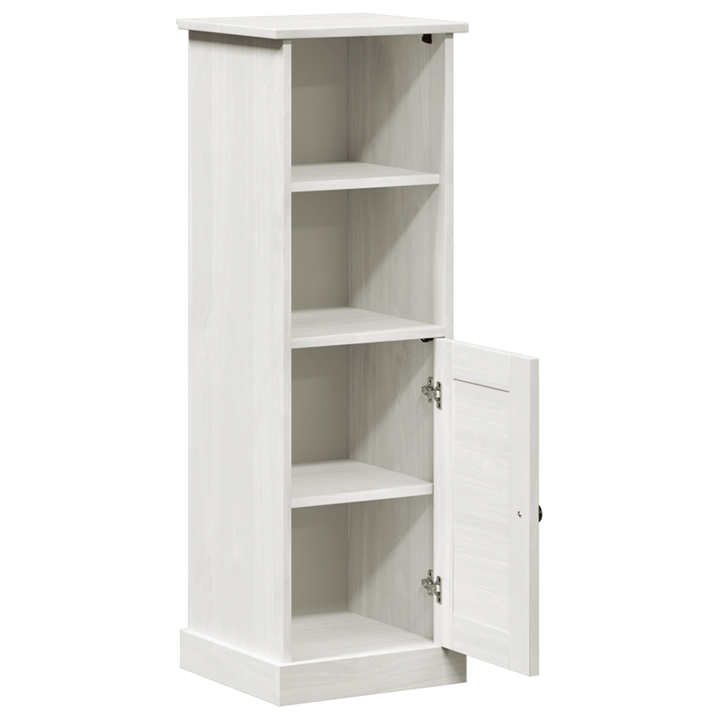 Casa si Gradina - Mobilier - Mobilier baie - Corpuri baie - Dulap de Baie Alb 37 x 34 x 110 cm Lemn masiv de pin - Infinity.ro