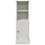 Casa si Gradina - Mobilier - Mobilier baie - Corpuri baie - Dulap de Baie Alb 37 x 34 x 110 cm Lemn masiv de pin - Infinity.ro