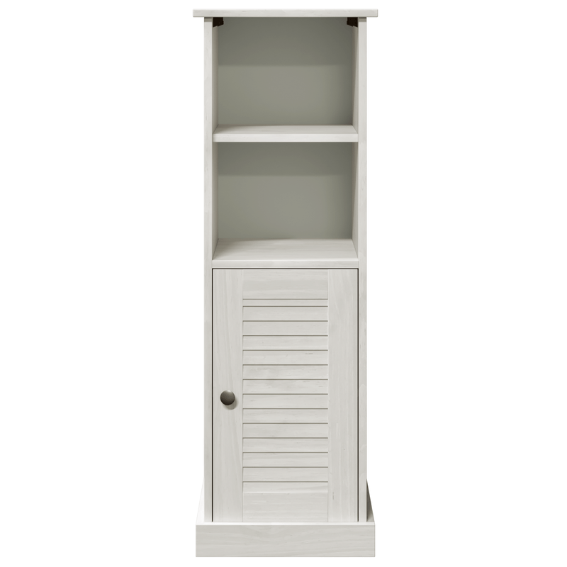 Casa si Gradina - Mobilier - Mobilier baie - Corpuri baie - Dulap de Baie Alb 37 x 34 x 110 cm Lemn masiv de pin - Infinity.ro