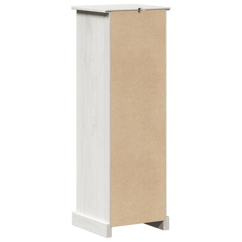 Casa si Gradina - Mobilier - Mobilier baie - Corpuri baie - Dulap de Baie Alb 37 x 34 x 110 cm Lemn masiv de pin - Infinity.ro