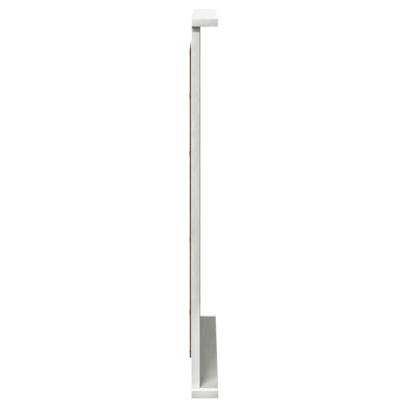 Casa si Gradina - Decoratiuni - Oglinzi - Oglinda cu oglinda Alb 55.5 x 5 x 70 cm Lemn masiv de pin - Infinity.ro
