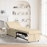 Casa si Gradina - Mobilier - Canapele si coltare - Canapele - Canapea Pat 3 in 1 cu Design Extensibil in Tesatura Crem - Infinity.ro