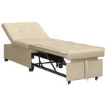Casa si Gradina - Mobilier - Canapele si coltare - Canapele - Canapea Pat 3 in 1 cu Design Extensibil in Tesatura Crem - Infinity.ro