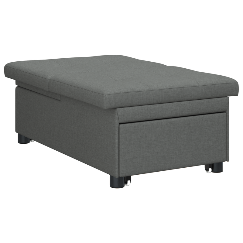 Casa si Gradina - Mobilier - Canapele si coltare - Canapele - Canapea Pat 3 in 1 - Design Rabatabil, Material Gri Inchis - Infinity.ro