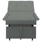 Casa si Gradina - Mobilier - Canapele si coltare - Canapele - Canapea Pat 3 in 1 - Design Rabatabil, Material Gri Inchis - Infinity.ro