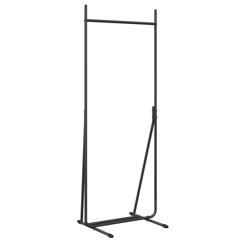 Casa si Gradina - Mobilier - Organizare si depozitare - Cuiere - Rack de haine Negru Metal Mediul Portabil Rack de haine - Infinity.ro