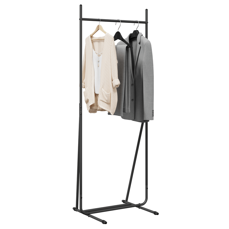 Casa si Gradina - Mobilier - Organizare si depozitare - Cuiere - Rack de haine Negru Metal Mediul Portabil Rack de haine - Infinity.ro