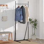 Casa si Gradina - Mobilier - Organizare si depozitare - Cuiere - Rack de haine Negru Metal Mediul Portabil Rack de haine - Infinity.ro