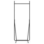 Casa si Gradina - Mobilier - Organizare si depozitare - Cuiere - Rack de haine Negru Metal Mediul Portabil Rack de haine - Infinity.ro