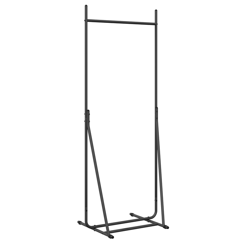 Casa si Gradina - Mobilier - Organizare si depozitare - Cuiere - Rack de haine Negru Metal Mediul Portabil Rack de haine - Infinity.ro