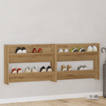 Casa si Gradina - Mobilier - Organizare si depozitare - Organizator incaltaminte - Dulapuri pentru pantofi de perete 2 pcs stejar artizanal - Infinity.ro