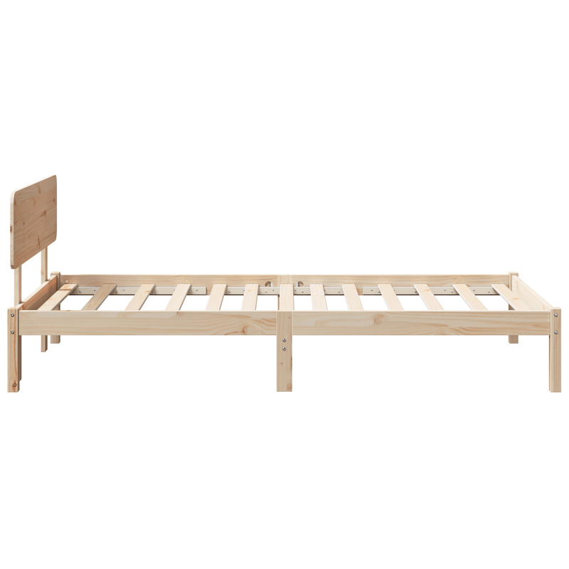 Casa si Gradina - Mobilier - Paturi si accesorii - Paturi - Cadru de pat cu capac 75x190 cm Lemn masiv de pin - Infinity.ro
