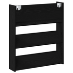 Casa si Gradina - Mobilier - Organizare si depozitare - Organizator incaltaminte - Dulapuri pentru pantofi de perete cu raft Altele 2 pcs Stejar negru - Infinity.ro