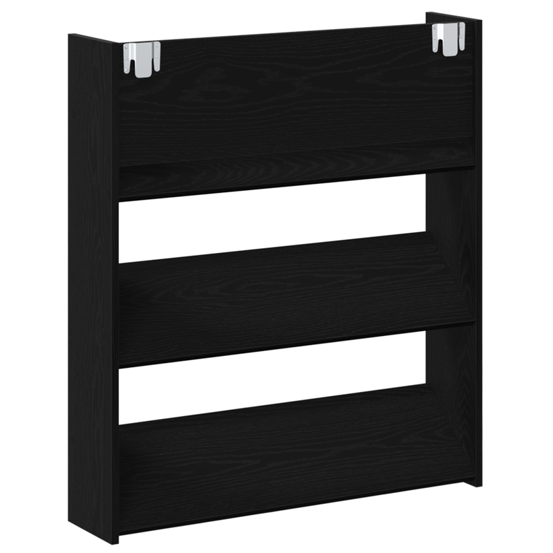 Casa si Gradina - Mobilier - Organizare si depozitare - Organizator incaltaminte - Dulapuri pentru pantofi de perete cu raft Altele 2 pcs Stejar negru - Infinity.ro