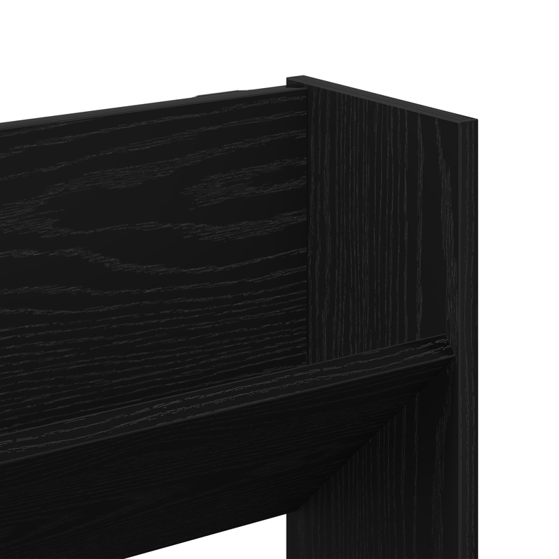Casa si Gradina - Mobilier - Organizare si depozitare - Organizator incaltaminte - Dulapuri pentru pantofi de perete cu raft Altele 2 pcs Stejar negru - Infinity.ro