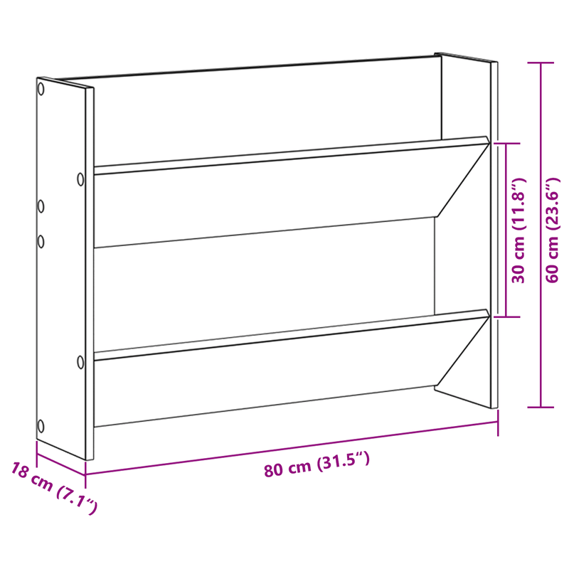 Casa si Gradina - Mobilier - Organizare si depozitare - Organizator incaltaminte - Dulapuri pentru pantofi de perete cu raft Altele 2 pcs Stejar negru - Infinity.ro