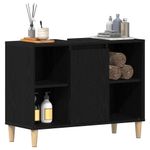 Casa si Gradina - Mobilier - Mobilier baie - Comode baie - Dulap chiuveta, stejar negru, 80x33x60 cm, lemn stratificat - Infinity.ro